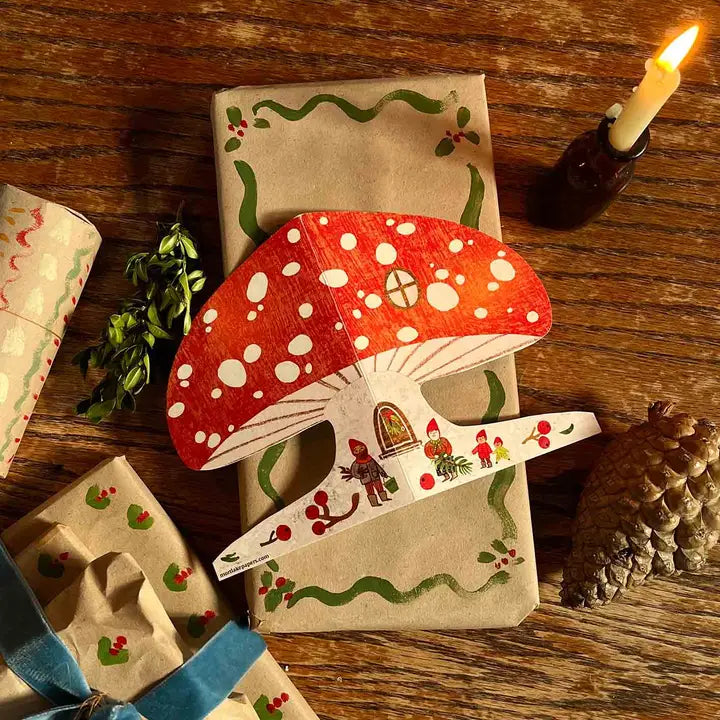 Festive Pop up Mushroom Card