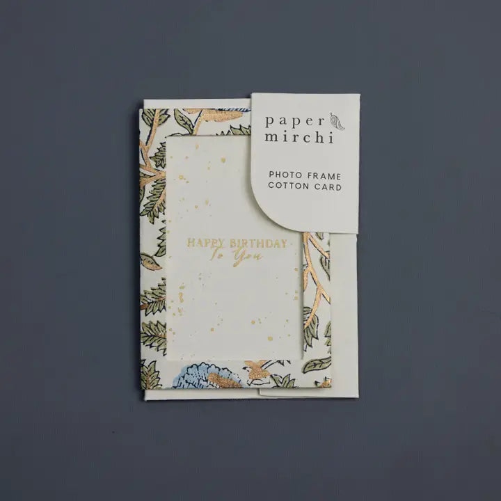 Photo Frame Birthday Card