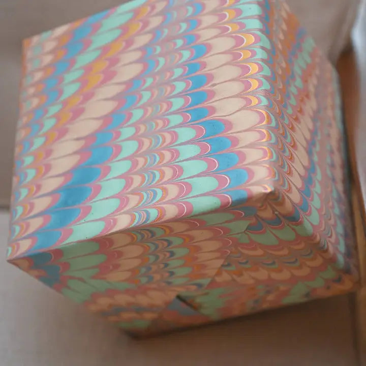 Marbled Cotton Wrapping Paper