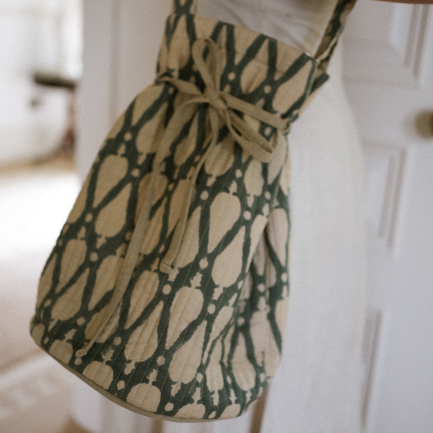 Block Print Duffle Bags