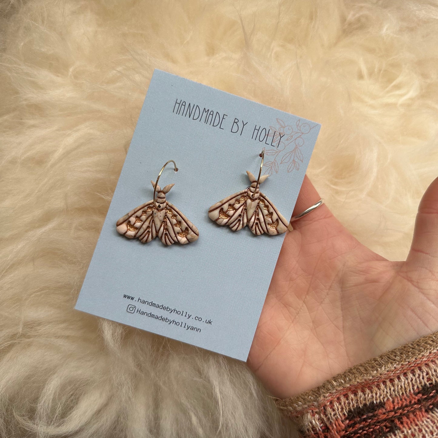 Luna Moth Earrings