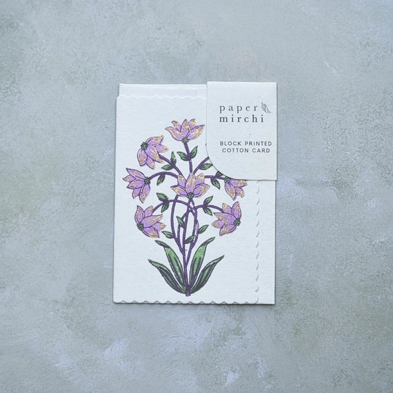 Floral Block Print Cards