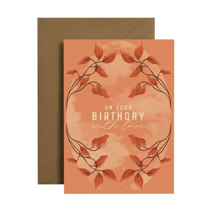 Botanical Birthday Card
