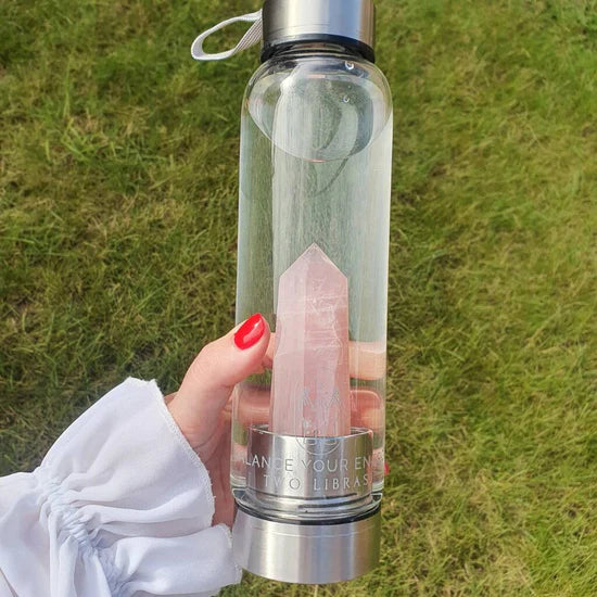 Rose Quartz Water Bottle