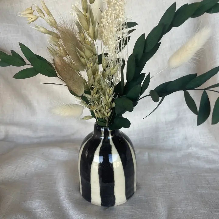 Ceramic Striped Vase
