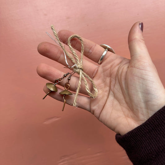 Mushroom Earrings