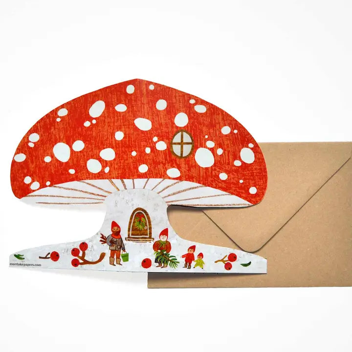 Festive Pop up Mushroom Card