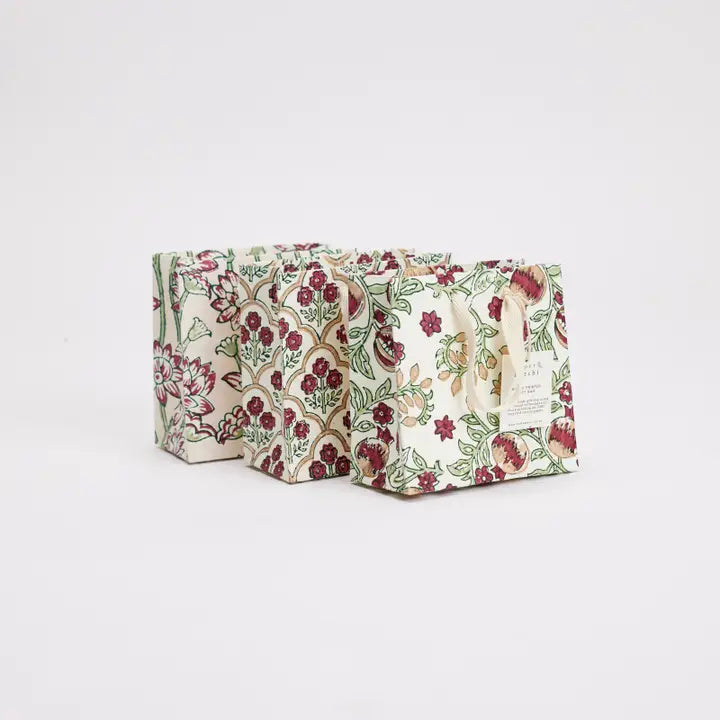 Festive Floral Gift Bags