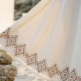 Block Printed Maxi Skirt