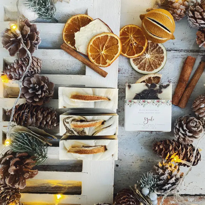 Christmas Botanical Soaps