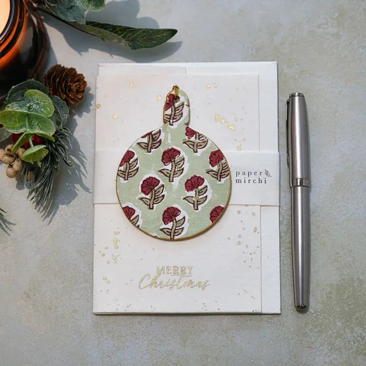 Ornament Festive Card