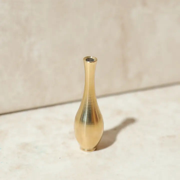 Brass Incense Holder Vase Shape