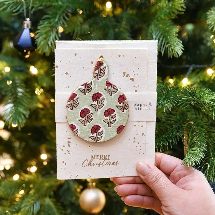 Ornament Festive Card