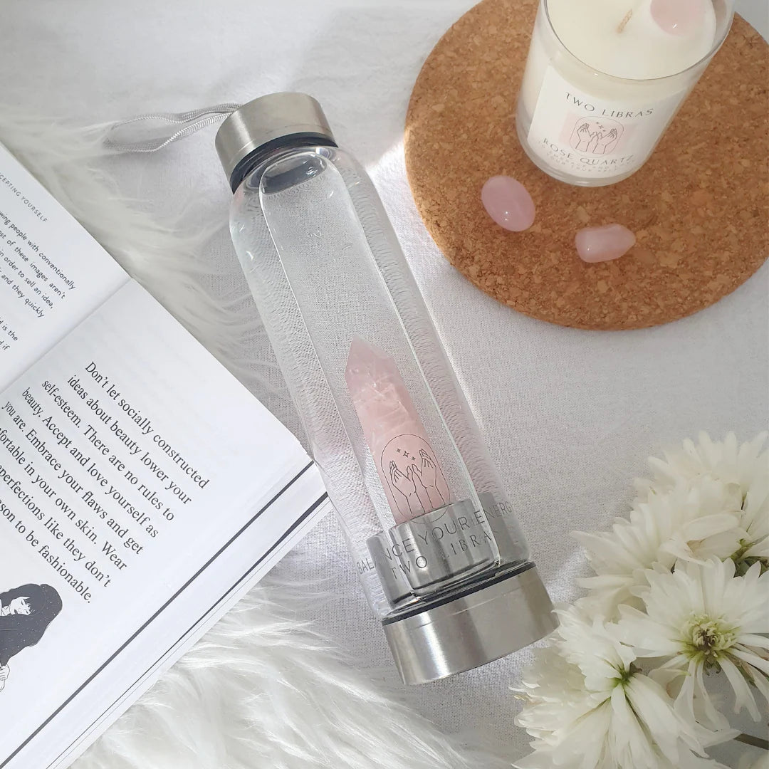 Rose Quartz Water Bottle