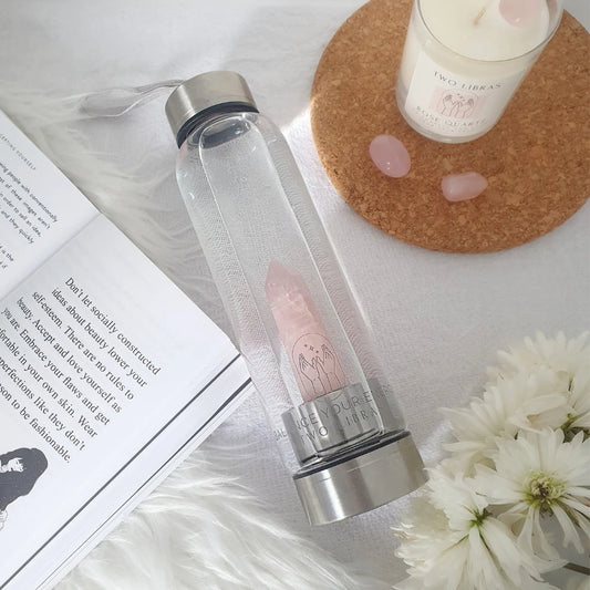 Rose Quartz Water Bottle
