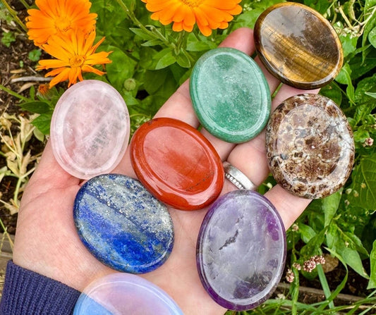 Crystal Worry Thumb Stones