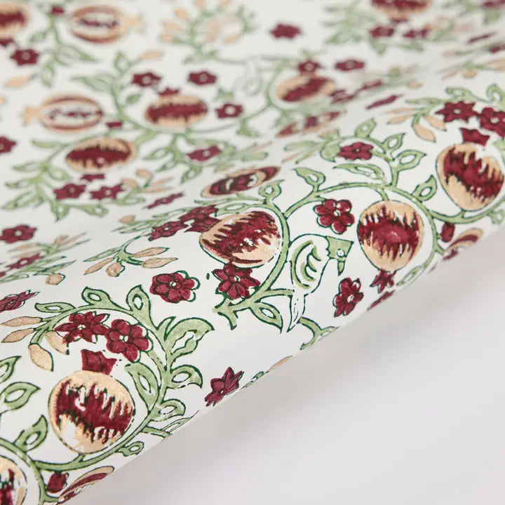 Festive Floral Wrapping Paper