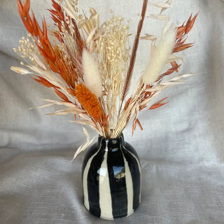 Ceramic Striped Vase