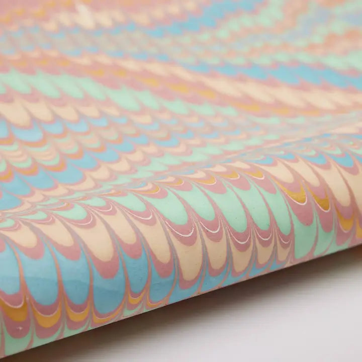 Marbled Cotton Wrapping Paper