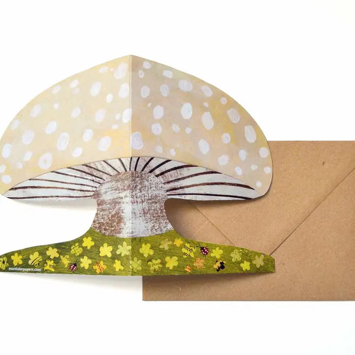 Pop Up Mushroom Card