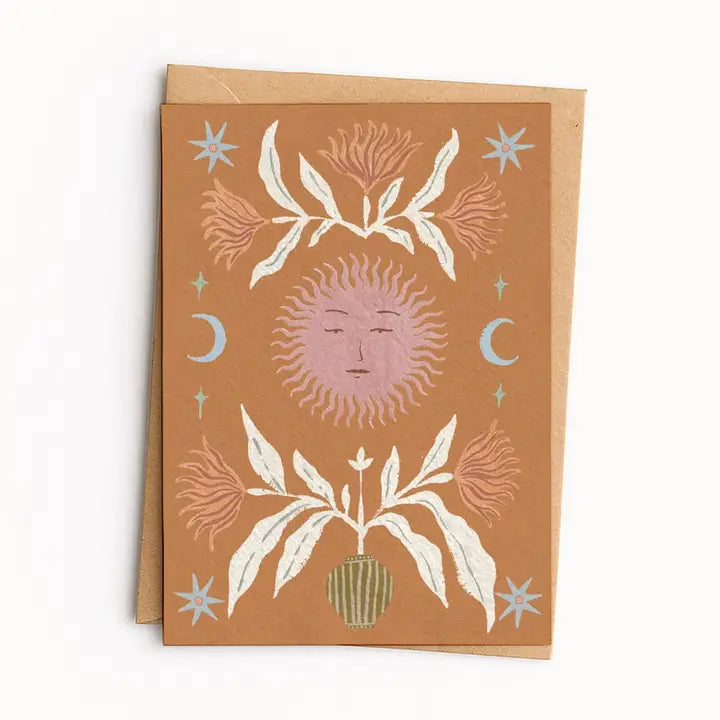 Celestial Floral Cards