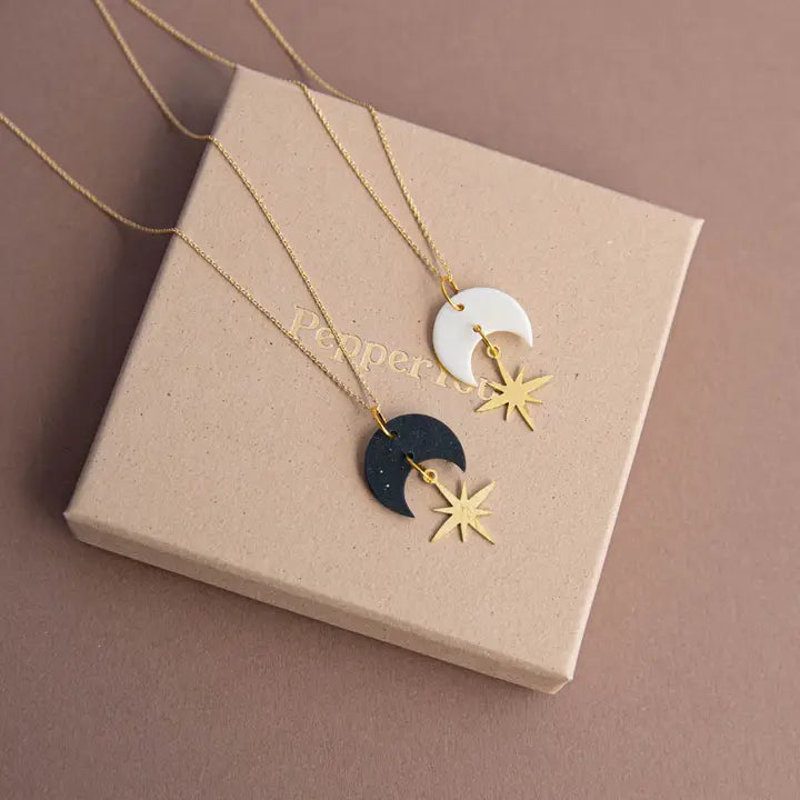 Star and Moon Necklace