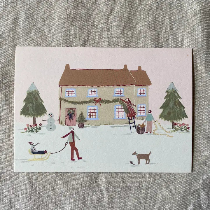 Festive Illustrated Greeting Cards