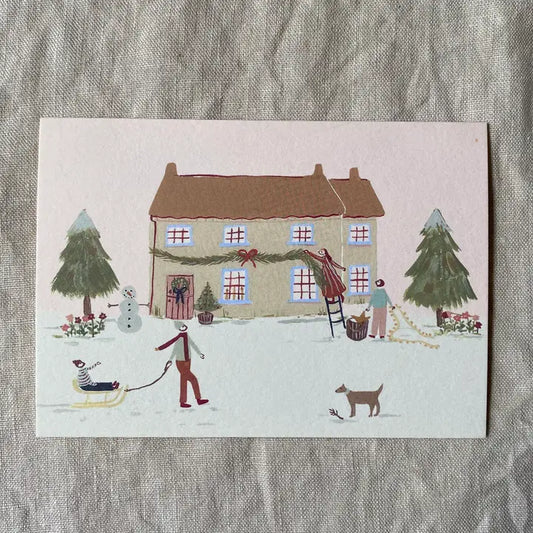 Festive Illustrated Greeting Cards