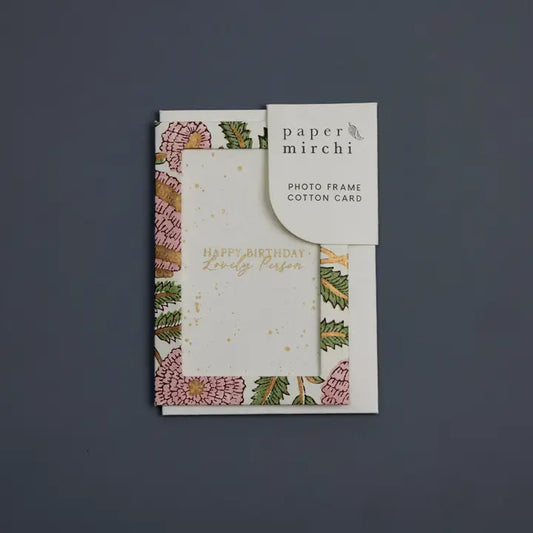 Photo Frame Birthday Card