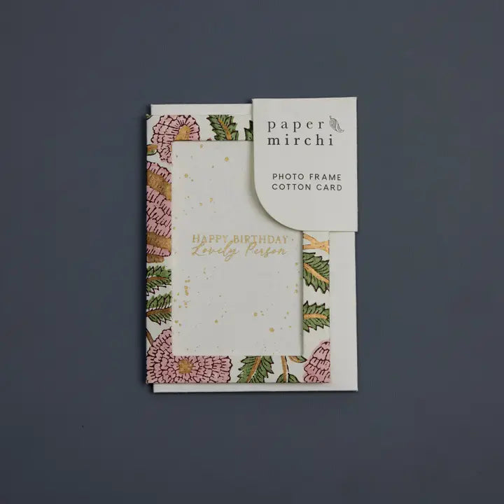 Photo Frame Birthday Card