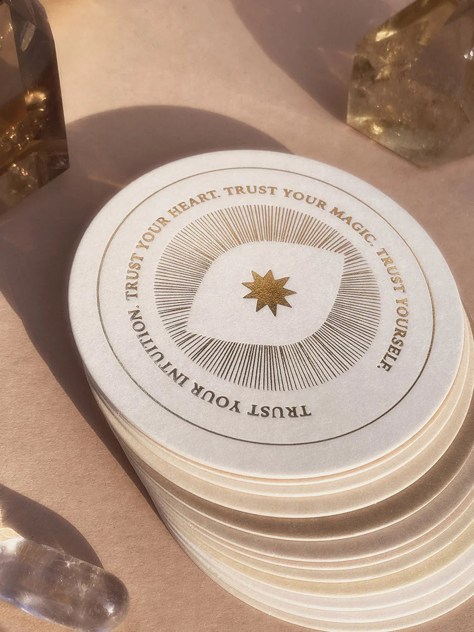 Circle Affirmation Cards