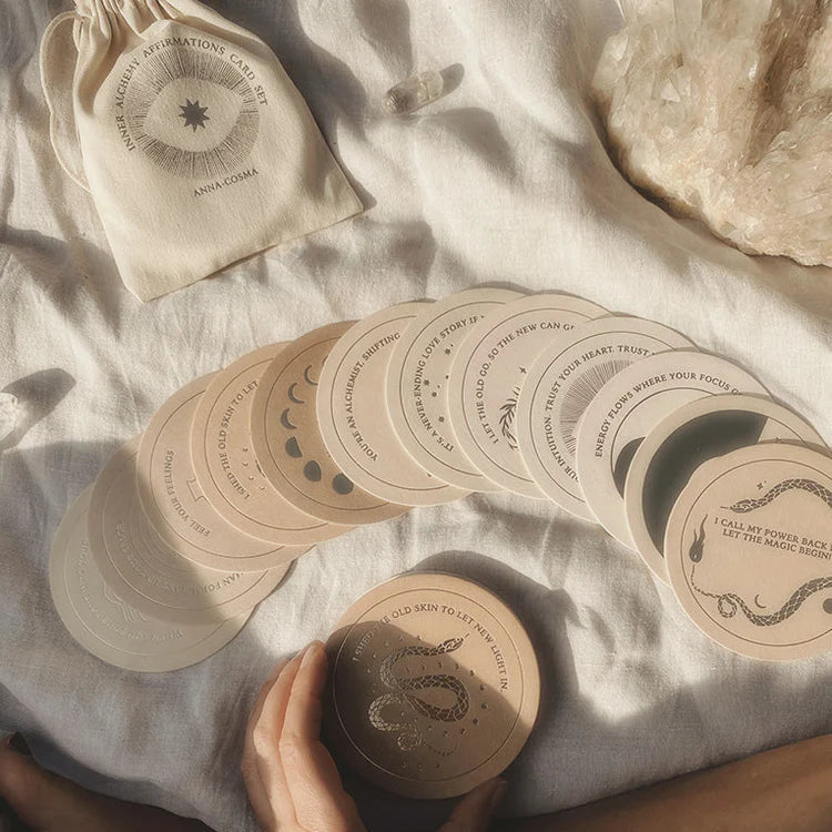 Circle Affirmation Cards