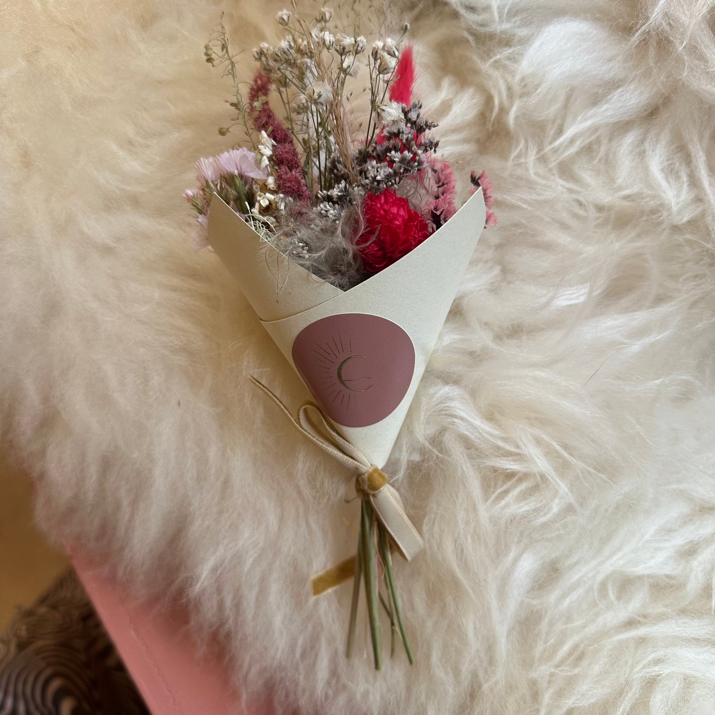 Festive Mini Dried Flower Bouquets