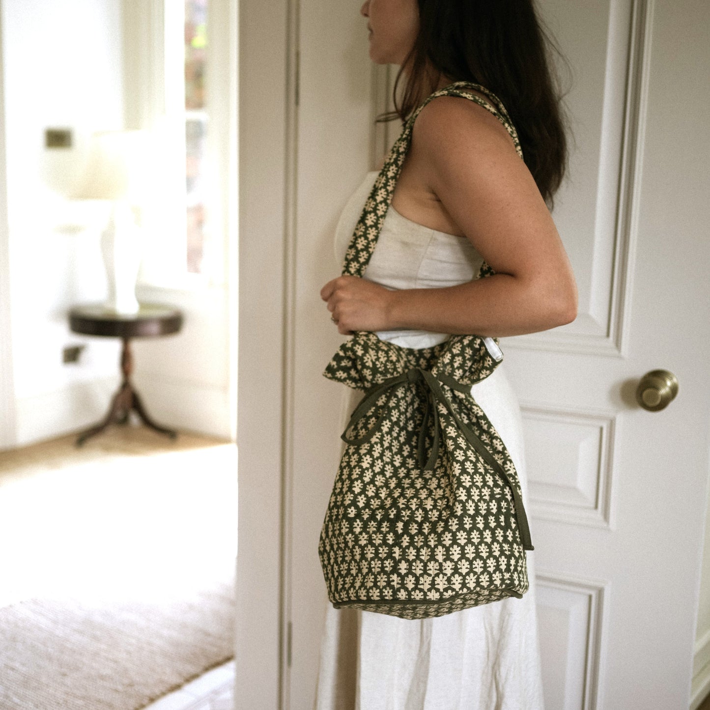 Block Print Duffle Bags