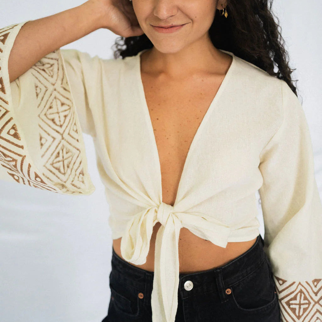 'Azalea Wrap Top'