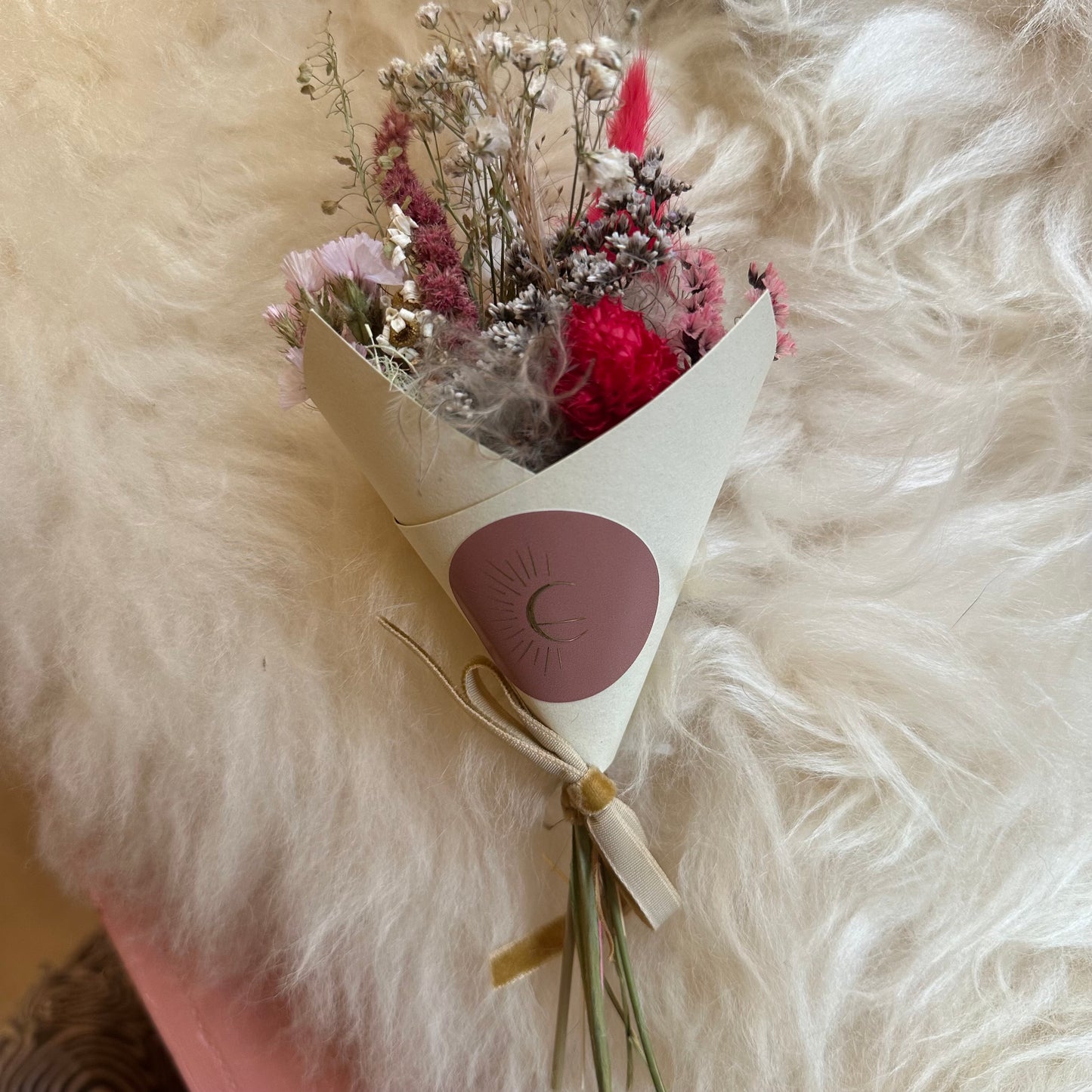 Festive Mini Dried Flower Bouquets