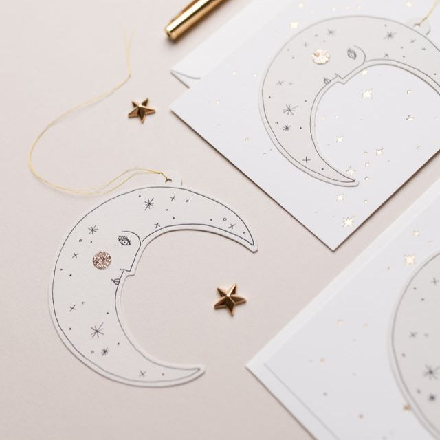 Celestial Hanging Card Decoration