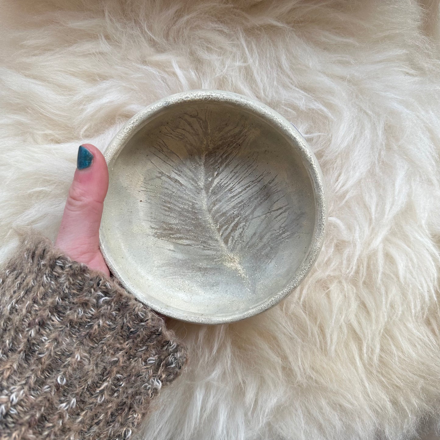 Ocean Feather Bowl