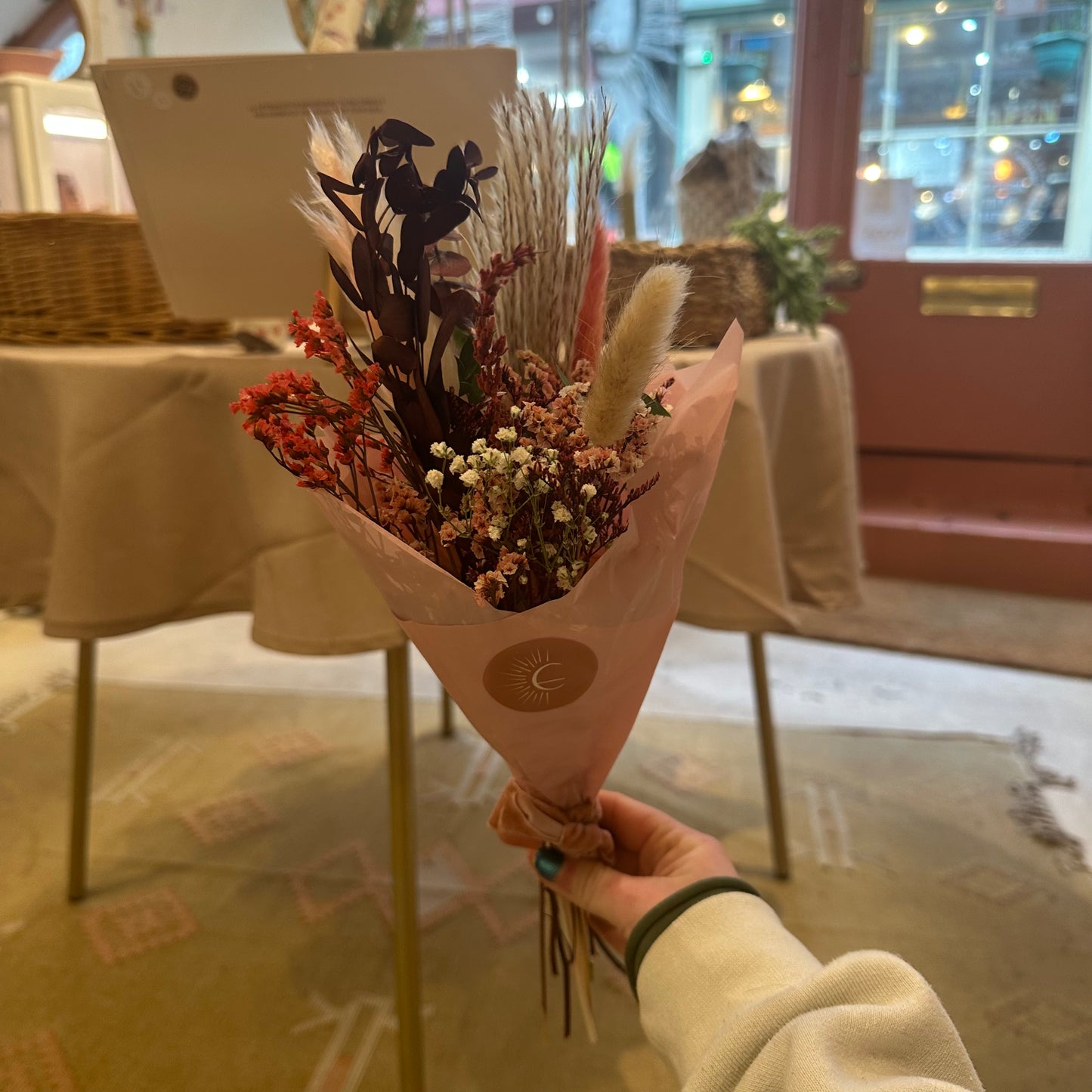 Valentines Dried Flower Bouquets