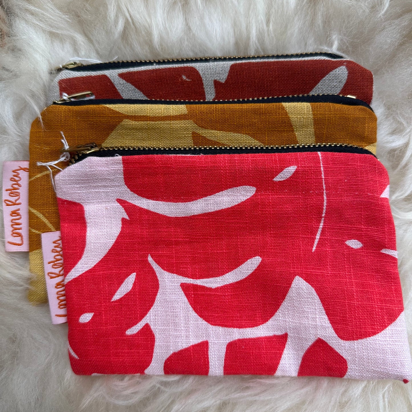 Handprinted Purses