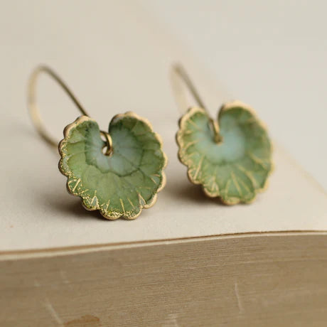 Lily Pad Earrings