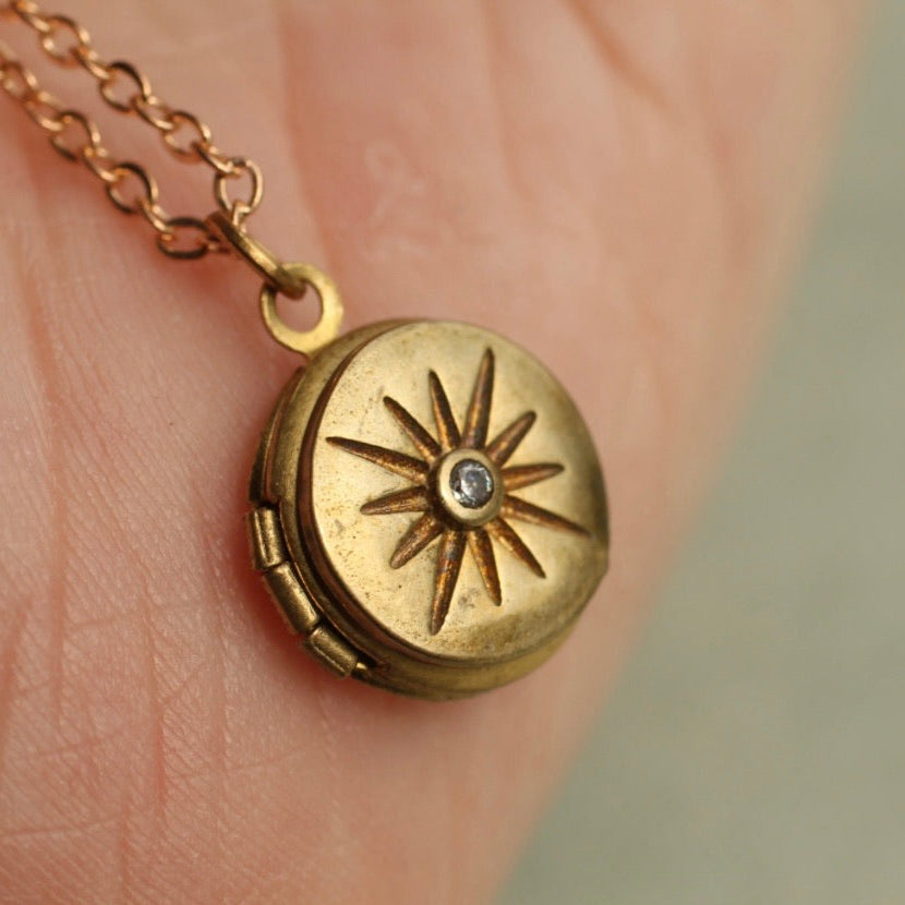 Star Locket Necklace