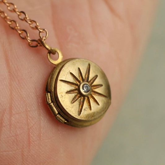 Star Locket Necklace