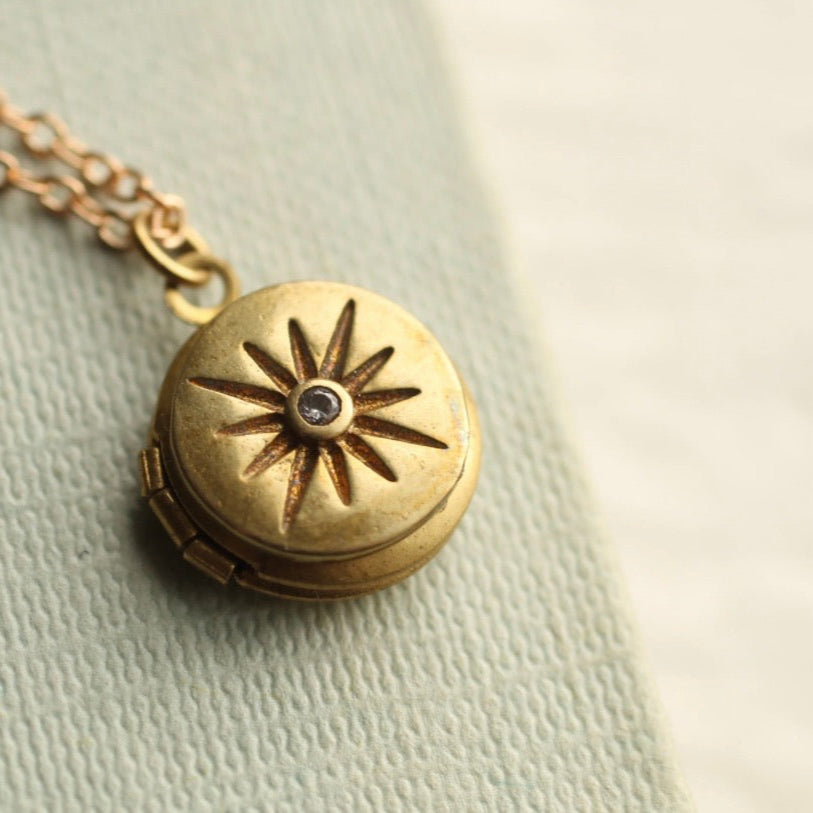 Star Locket Necklace
