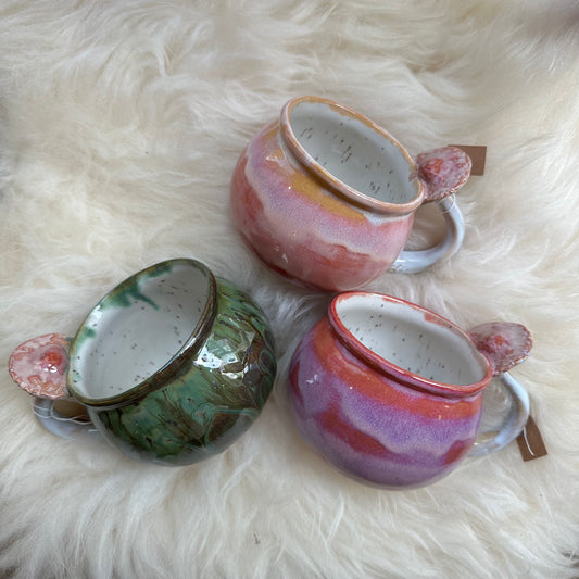 Cauldron Mushroom Mugs
