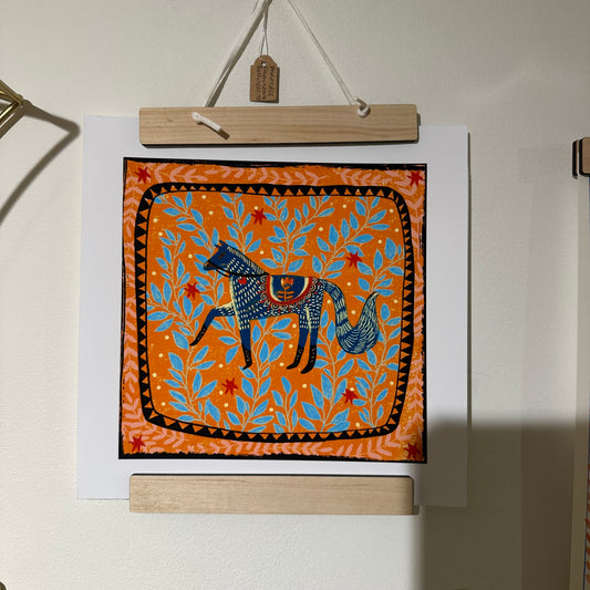 Folk Horse Print
