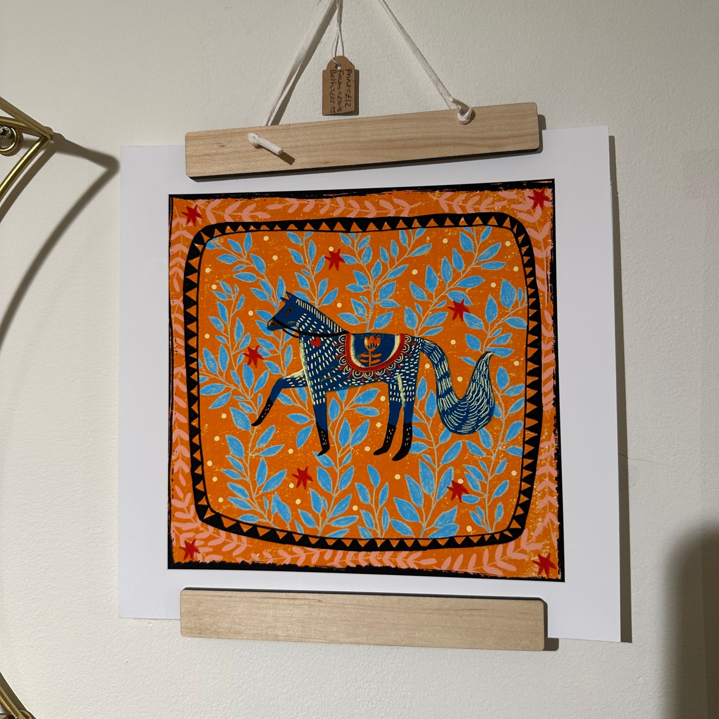 Folk Horse Print