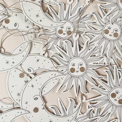 Celestial Hanging Card Decoration