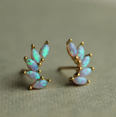 Opal Wing Studs