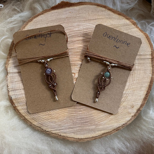 'New' Tiny Macrame Necklaces